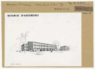 20klassige Mittelschule. Berlin, Friedrichshain, Krautstraße/Singerstraße/Koppenstraße