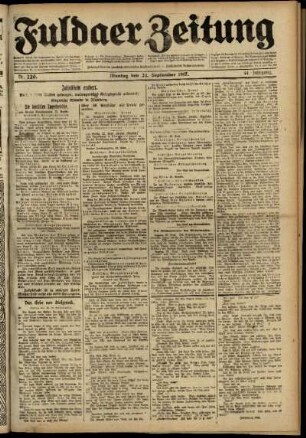 Ausgabe vom Montag, den 24. September 1917.