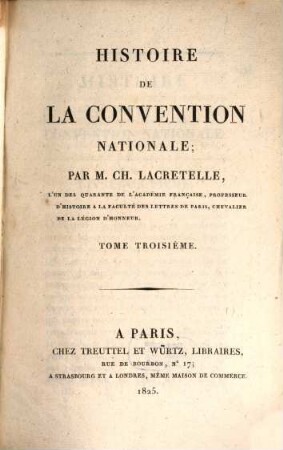 Histoire de la Convention Nationale, 3