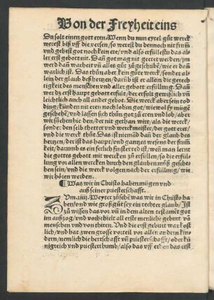 Was wir in Christo haben mügen und auß seiner priesterschafft. Zum .xiiii.