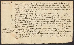 Johannes Eck (1486 - 1543) Autographen: Brief von Johnannes Eck an Unbekannt - BSB Autogr.Cim. Eck, Johannes.2