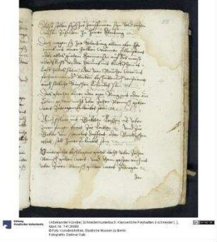 Schneidermusterbuch: Käysserliche Freyhaitten d schneyder [...]