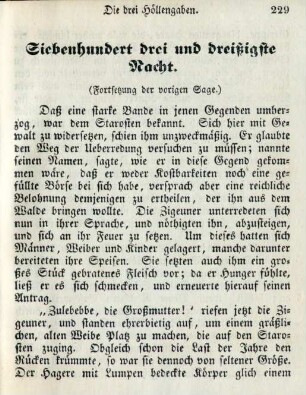 Siebenhundert drei und dreißigste Nacht