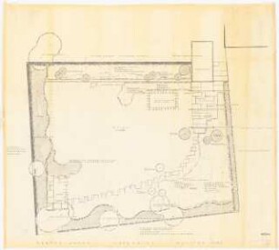 Garten Hummel, Oberursel: Gartenplan 1:50