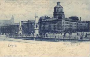 Leipzig: Schloss Pleissenburg vor dem Abbruch 1897