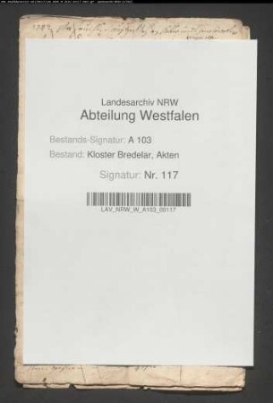Aufstellungen über an den Köhler ausgegebene Kornlieferungen des Johannes Roland zu Stadtberge.