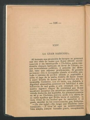 XXIV. La gran Maniobra.