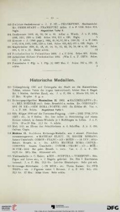 Historische Medaillen (Nr. 310-723)