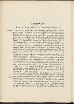 Bildungswesen.