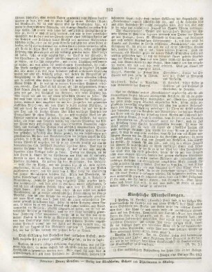 592 Kirchliche Mittheilungen