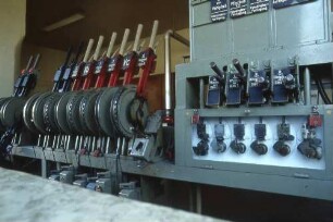 Ersingen Stellwerk EG Hebelbank Blockapparat Bauart Jüdel Bruchsal