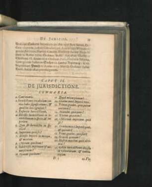 Caput II. De Iurisdictione.