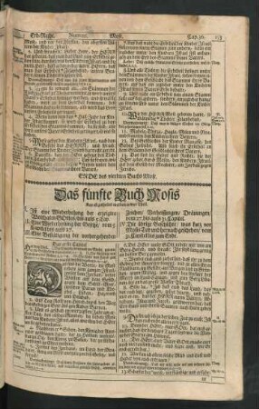 Das fünfte Buch Mosis
