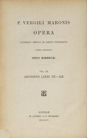 P. Vergili Maronis Opera. 3