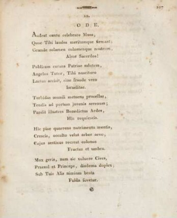 12. Ode.