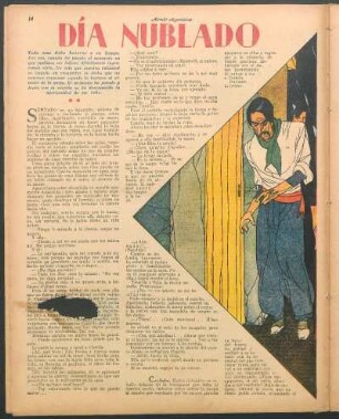 Día nublado : Novela corta de Juan M. Prieto