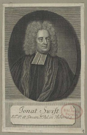Bildnis des Jonat. Swift