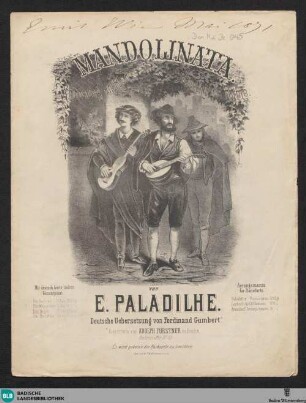 Mandolinata : Souvenir de Rome. Erinnerung an Rom
