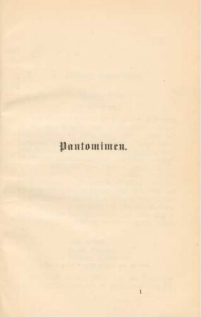 Pantomimen