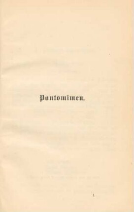 Pantomimen