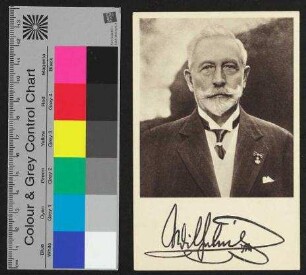 Foto Kaiser Wilhelm II mit Signatur