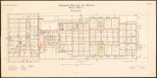 Akademie der Künste, Berlin Umbau und Neubau: Grundriss Kellergeschoss 1:100