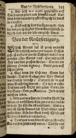 Von der Rechtfertigung.