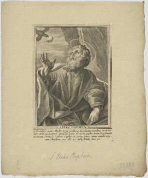 Bildnis des S. Elias Propheta