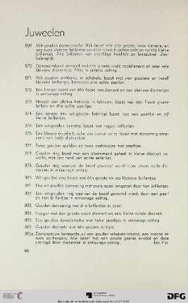 Juweelen (Nr. 869-886a)