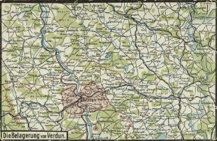 Die Belagerung von Verdun.