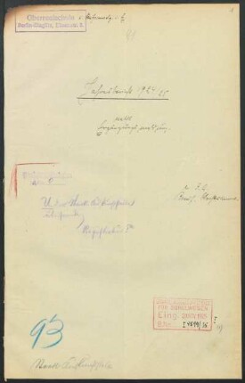 1924/25: Jahresbericht ... - 1924/25