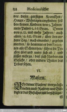 VI. Masern