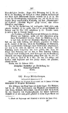 Kurze Mittheilungen : [IV. Elementarschulwesen]