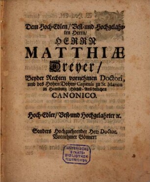 Disquisitiones Philosophicae : Oder Historische Anmerckungen Uber die nützlichsten Sachen der Welt, 2. 1707