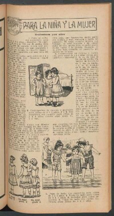 Confecciones para niños : Para la niña y la mujer