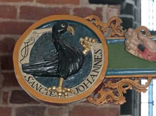 Linkes Medaillon: Johannesadler