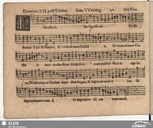 40. Egressus Iesus de finibus