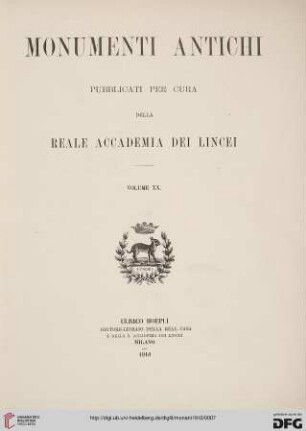 20: Monumenti antichi