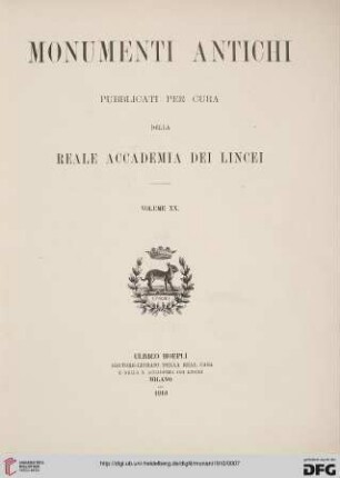 20: Monumenti antichi