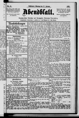 Abendblatt
