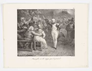 Mam’zelle est-elle engangée pour la première?, Blatt 3 der Folge "Album pour 1823"