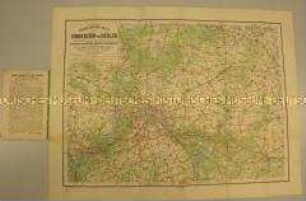 Topographische Karte der Umgebung von Berlin