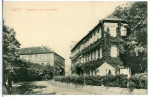 Teplitz. Kursalon mit Kaiserbad