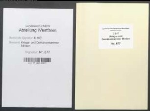 Amt Petershagen - Vogtei Börde - Bauerschaft Stemmer: Unterlagen der Revisionskommission