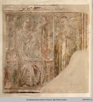 Madonna mit Heiliger