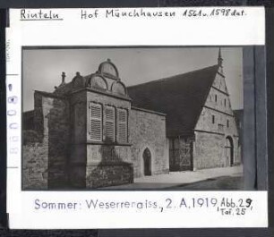 Rinteln, Hof Münchhausen, 1561 u. 1598