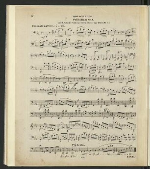 Violoncello. Präludium No. X.