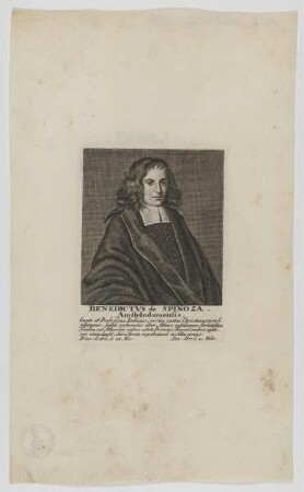 Bildnis des Benedictvs de Spinosa