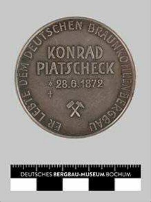 Medaille Konrad Albrecht Piatscheck