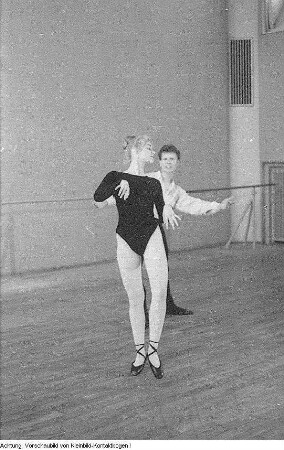 Dresden, Palucca Schule Dresden, Tanztraining mit Gret Palucca, 1958